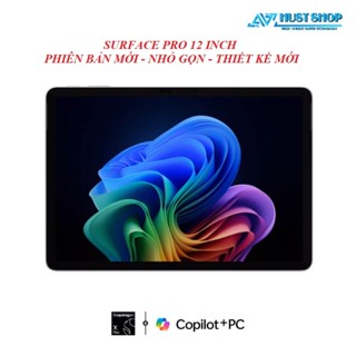 Máy tính Surface Pro 12 inch Copilot+ Snapdragon X Plus Màn LCD Nguyên Seal Nhập Microsoft Mỹ Mới 100%
