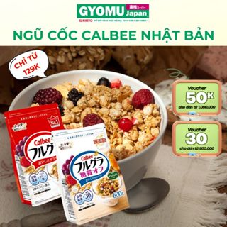Ngũ cốc trái cây, đậu hạt Calbee Nhật Bản - ngũ cốc giảm cân - hàng nội địa Nhật Bản - Gyomu Japan