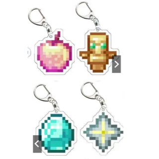  Totem Móc Khóa Mặt Dây Chuyền Acrylic Bất Tử Trò Chơi MC Trang Sức Quà Tặng Trường Học Bất Ngờ 