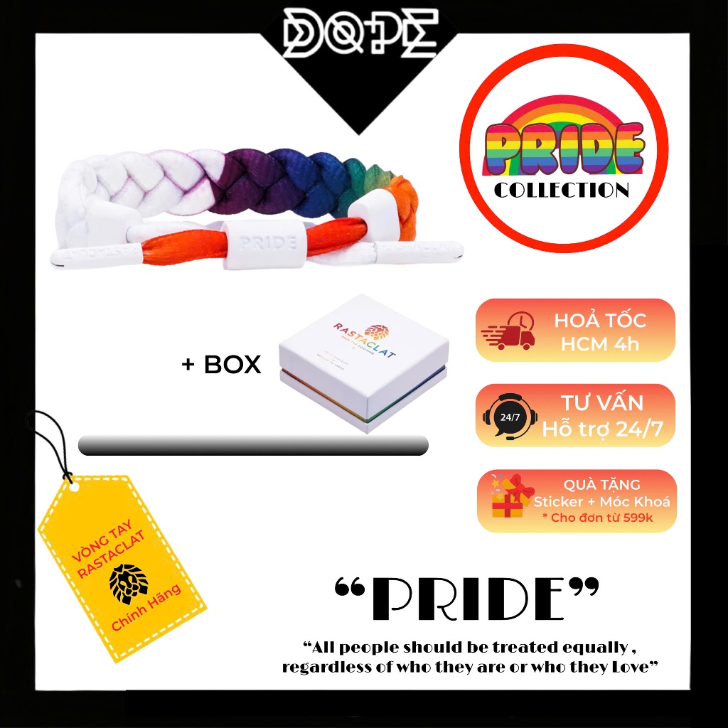 [Vòng tay Rastaclat Chính Hãng] Rastaclat Pride. 🌈 PRIDE COLLECTION
