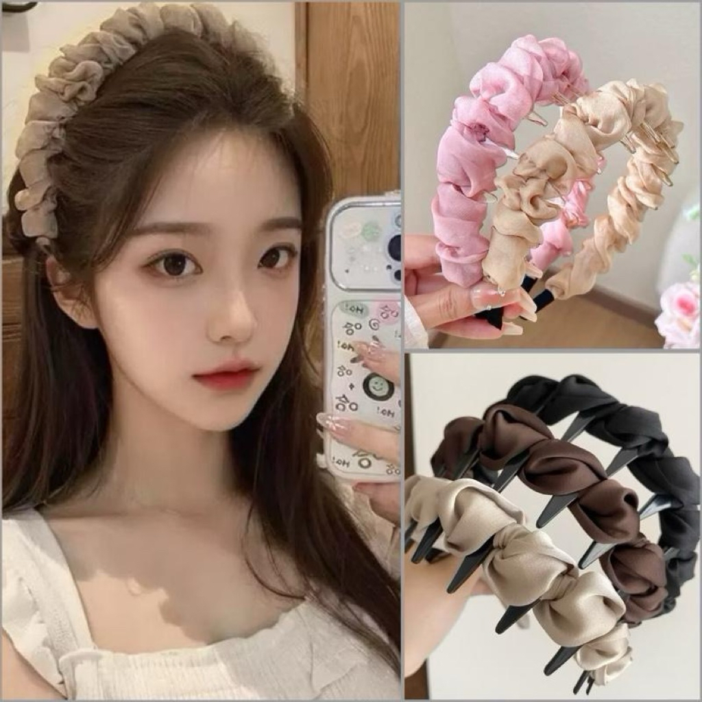 Cài Tóc Băng Đô Chữ Y Làm Phồng Tóc Kiểu Pháp Tiểu Thư Loli