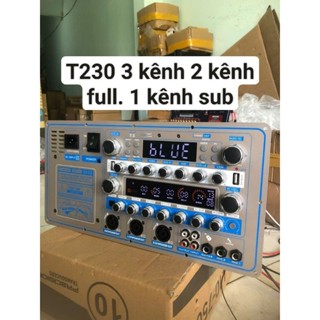 MẠCH LOA KÉO 3 KÊNH 1200W 2 KÊNH FULL 1 KÊNH SUB