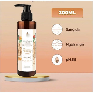   Sẵn  Sữa Rửa Mặt Nghệ Nhân Sâm MELA Góp Phần Ngăn Ngừa Mụn Hỗ Trợ Làm Sáng Da 200ml.. 