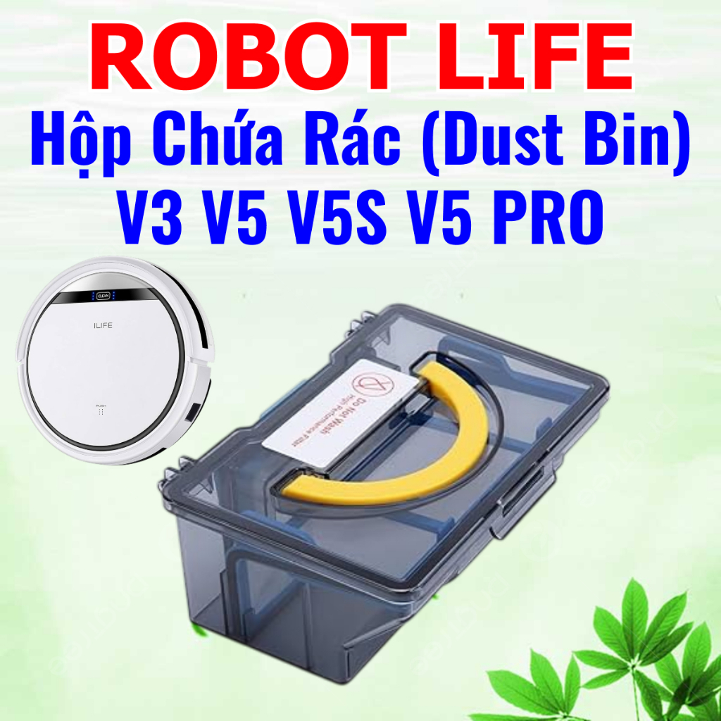 Hộp Đựng Bụi Chính Hãng Cho Robot Hút Bụi Ilife V3 V5 V5S V5 PRO - Chính hãng Used