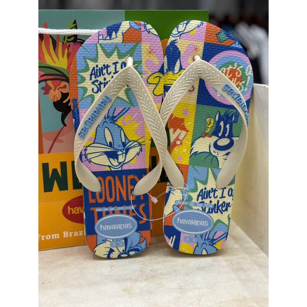 Dép Kẹp Nam Cartun Các Mẫu Havaianas   Chính Hãng -Dép Tông Đi Biển Nam