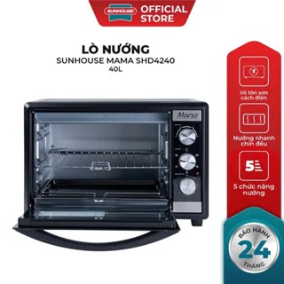 Lò Nướng Điện 40L Sunhouse Mama SHD4240 - Công Suất 1550W - Bảo Hành 24 Tháng