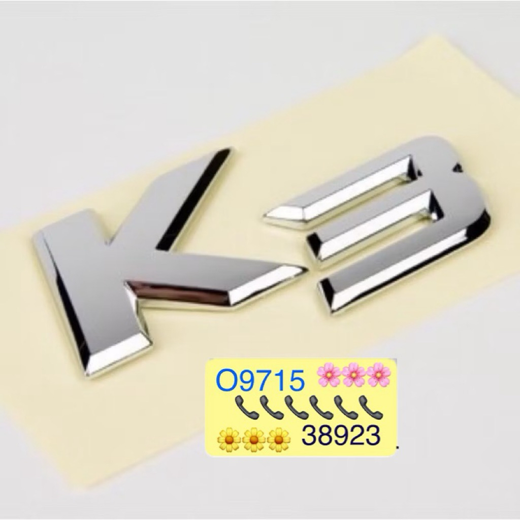 logo chữ nổi KIA K3 xịn chính hãng