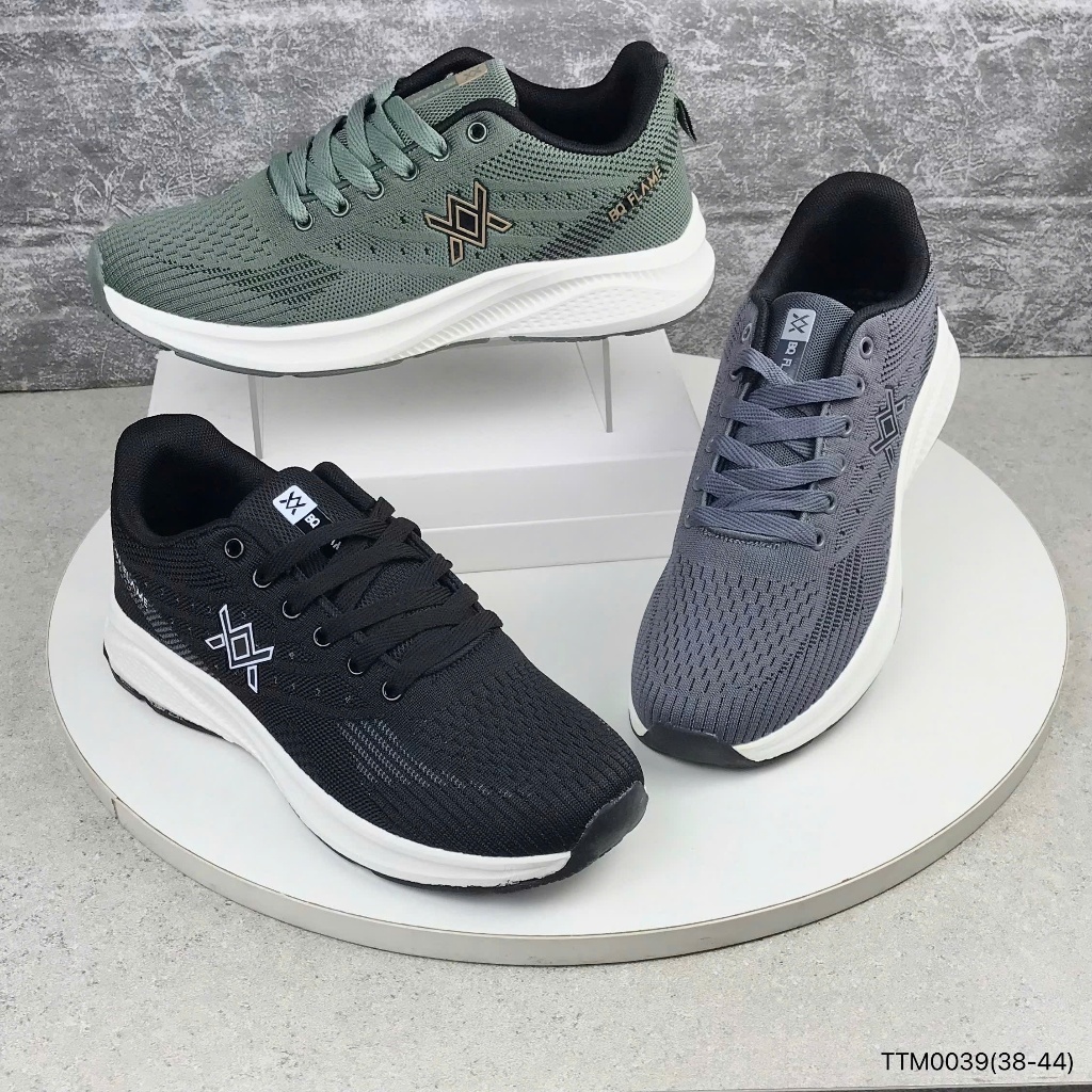 BQ | Giày nam size 38-44 Giày thể thao cao cấp cổ thấp buộc dây trẻ trung năng động Flame TTM0039