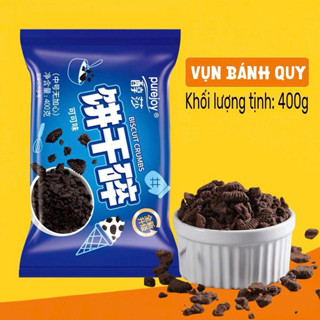  Vụn Bánh Oreo gói  400g   Thơm Giòn Dùng làm topping hoặc làm bánh 