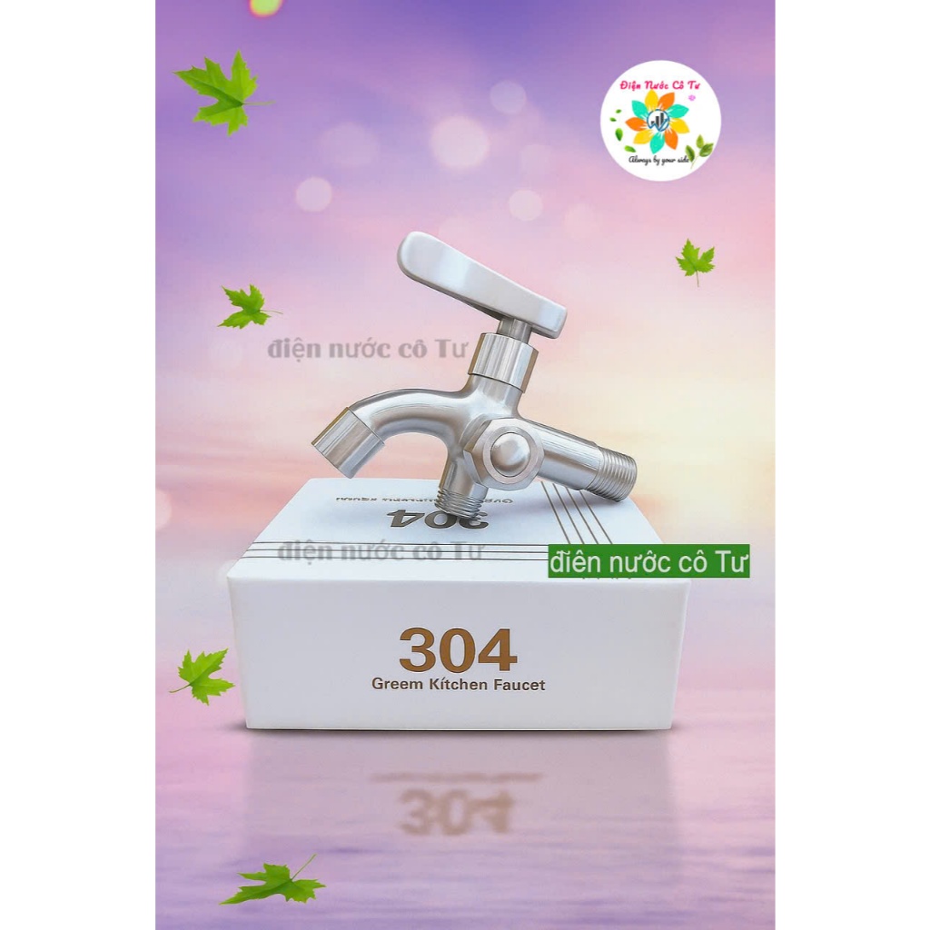 Củ sen tắm cao cấp ti thau Inox mờ 304
