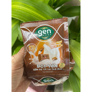 🪷🪷( Date 10.07.26)Bột Yến Sữa Sô Cô La Gennest 5% yến 25g)