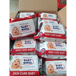    Combo 30 Gói  Khăn Giấy Ướt Baby Wipes 80g 