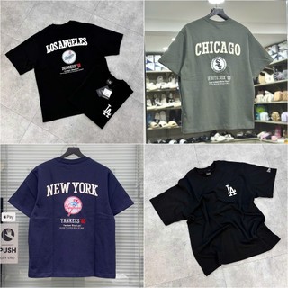 [CHÍNH HÃNG] Áo New Era LA DODGERS STADIUM MÀU ĐEN 13682123- Áo Thun New Era Chính Hãng Nhập Khẩu Full Tem Tag