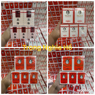 Combo 12Chai-6Chai-3Chai Dầu Nước Vàng(Đỏ)+Nước Trắng Ông Già Siang Pure Oil Nội Địa Thái Lan 3ML Và 7ML