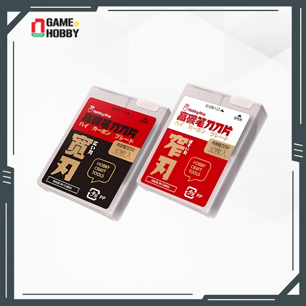 BỘ 30 LƯỠI DAO GỌT MÔ HÌNH CARBON THAY THẾ CHÍNH HÃNG HOBBY MIO