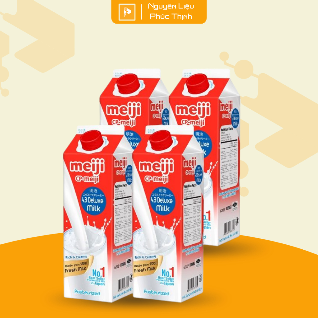 Sữa tươi thanh trùng Meiji Đỏ 946ml