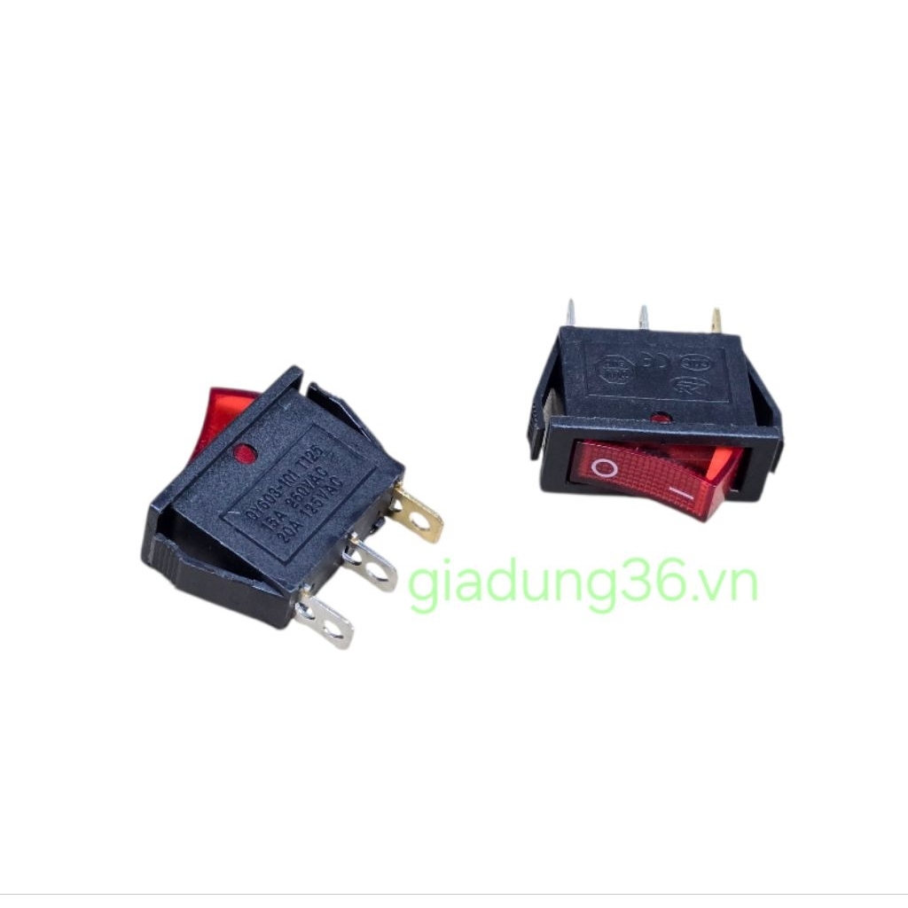 5 cái công tắc bập bênh 3 chân có đèn