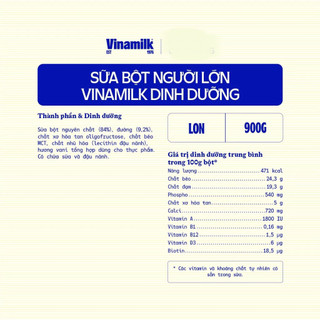 Sữa bột Vinamilk Dinh Dưỡng 900g