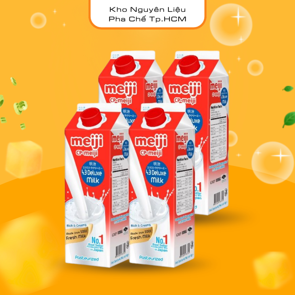 Sữa tươi thanh trùng Meiji Đỏ 946ml