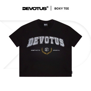 Áo thun form BOXY Unisex DEVOTUS Thêu 3D Premium Cotton 260gsm Local Brand - University thêu 3D