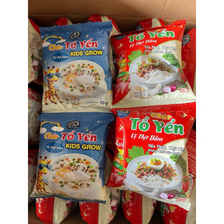 (1 Thùng )Cháo  tổ  yến vị thịt bằm Sapace Nest.( 30 gói 50gr)
