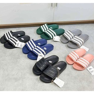 DÉP ĐÚC AQUA 3 SỌC UNISEX CHÍNH HÃNG - DÉP ĐI BƠI AUTHENTIC - DÉP FORM BÉ ĐI TĂNG SIZE