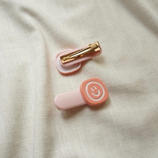Kẹp mái nữ đáng yêu Pinky Smiley Helen Studio