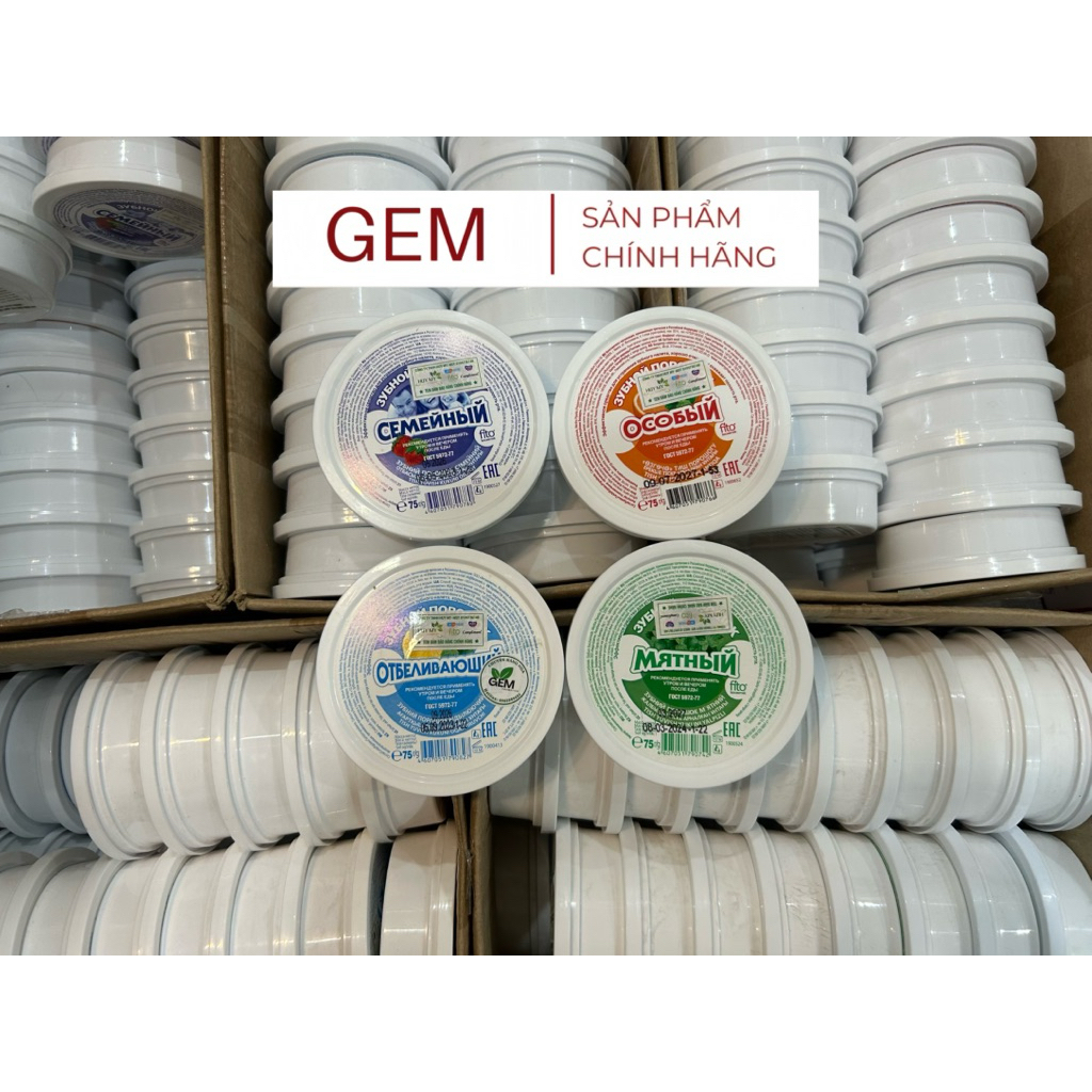 Bột trắng răng Nga 75g hàng Nga Nhập Khẩu