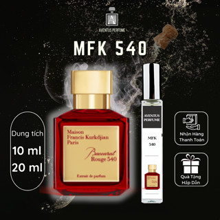  Nước hoa unisex Baccarat 540 chai 10ml lưu hương lâu quyến rũ - Aventus Perfume 