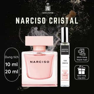  Nước hoa nữ Nar Cristal | Ambree | Rouge | Poudree chai 10ml lưu hương lâu quyến rũ - Aventus Perfume 