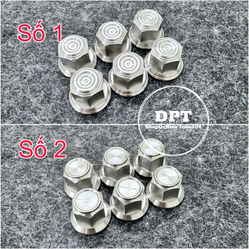 [HÌNH THẬT] Tán bít THÁI Inox 304, tán bít đầu 10li-12li-14li gắn cho các dòng xe