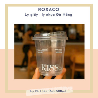  ✨ Combo 100 Ly Nhựa PET Lùn 500ml  18oz  Kèm Nắp ✨ 