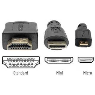 Đầu chuyển đổi HDMI sang Mini / Micro HDMI hỗ trợ 4K 8K 60hz cho máy tính xách tay camera HDTV máy quay phim