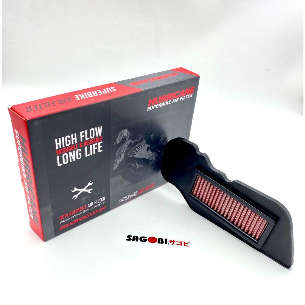 Lọc gió HURRICANE cho YAMAHA Q-BIX/ GT/ FINO/ MIO M3/ JANUS 125