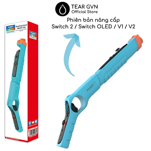 Shotgunn DOBE hỗ trợ tăng trải nghiệm cho Joycon Nintendo Switch 2 / Switch OLED / Switch 1