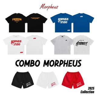 [ComBo MPU] set bộ đồ (Áo thun BOXY + Quần short dù) Streetwear, Set đồ Local Brand Unisex Morpheus 100% Cotton 250gsm