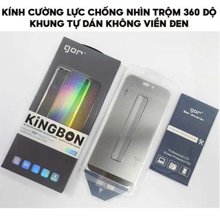  Kính Cường Lực Gor Chống Nhìn Trộm 360 độ cho iPhone 17 Pro Max 17 Air 16 Plus 15 Pro 14 13 12 