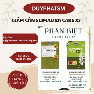 Trà thảo mộc giảm cân Slim care X3 có sẵn hộp 38 viên