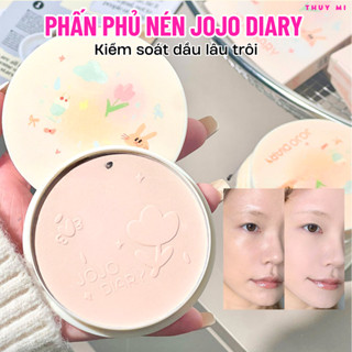  Phấn Phủ Dạng Nén Kiểm Soát Dầu Lâu Trôi JOJO DIARY JJ058 