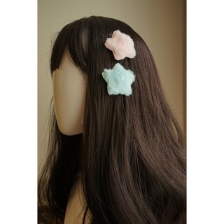 Kẹp mái nữ bông len hình ngôi sao Star hairpins Helen Studio