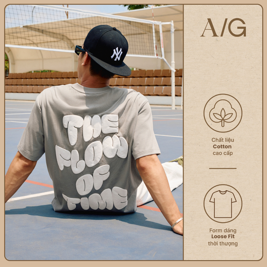 Áo Thun Americus Gosani HT15 In Nổi "The Flow Of Time" Nhiều Màu