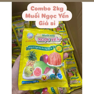  Muối Sấy Ngọc Yến 2kg Combo giá sỉ DATE XA 