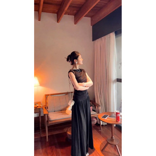 Áo Croptop Nhún Vai Eo Phong cách công sở & dạo phố - VNXK