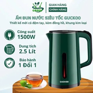 Ấm Siêu Tốc Cuckoo 2 Lớp, Công Suất Lớn 1500W,Dung Tích 2.5L An Toàn Tiết Kiệm Điện_ST19
