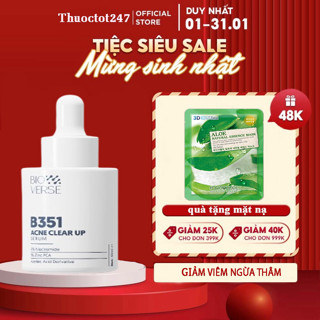  ✅ Serum Bioverse B351 Mờ Thâm Trắng Da Kiềm Dầu Se Khít Lỗ Chân Lông Niacinamide 5% + Zinc 1% 
