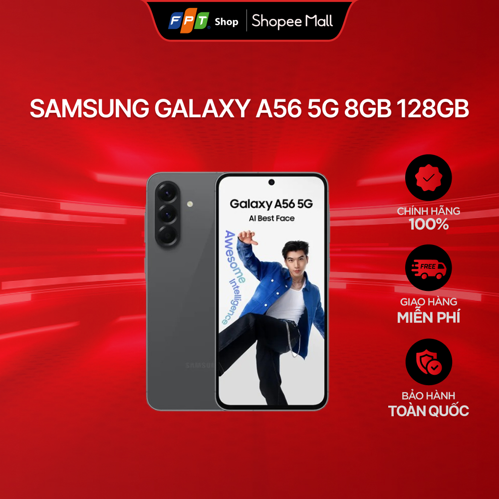 [Chỉ GH tận nơi] Điện Thoại Samsung Galaxy A56 5G 8GB 128GB Bảo Hành 12 Tháng | BigBuy360 - bigbuy360.vn