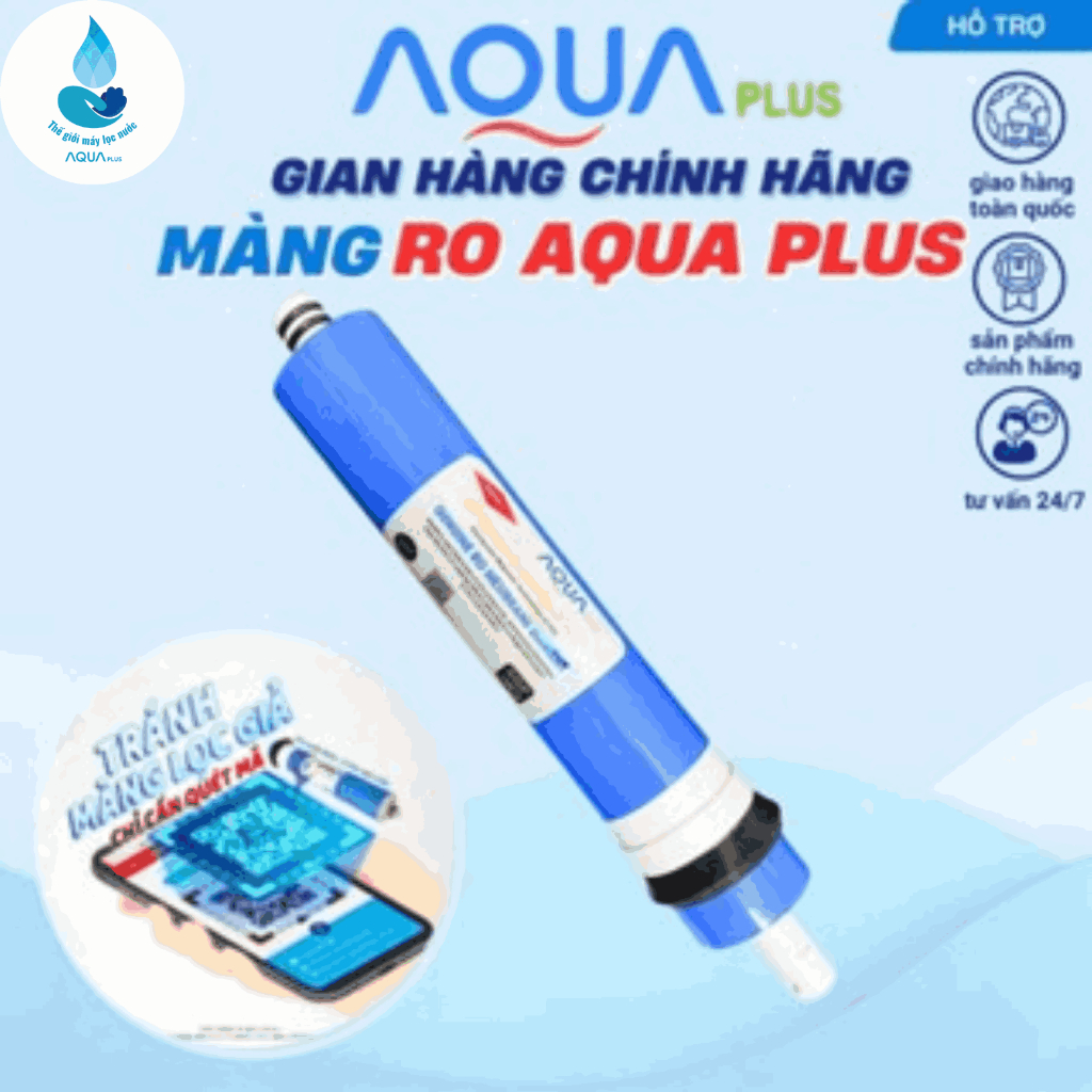 Màng RO Kangaroo, Màng RO Chính Hãng Chất Lượng Cao - Lõi Lọc Kangaroo Số 4 Của Máy Lọc Nước RO