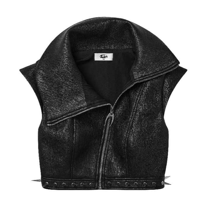 ÁO SPIKED AUTHORITY LEATHER JACKET