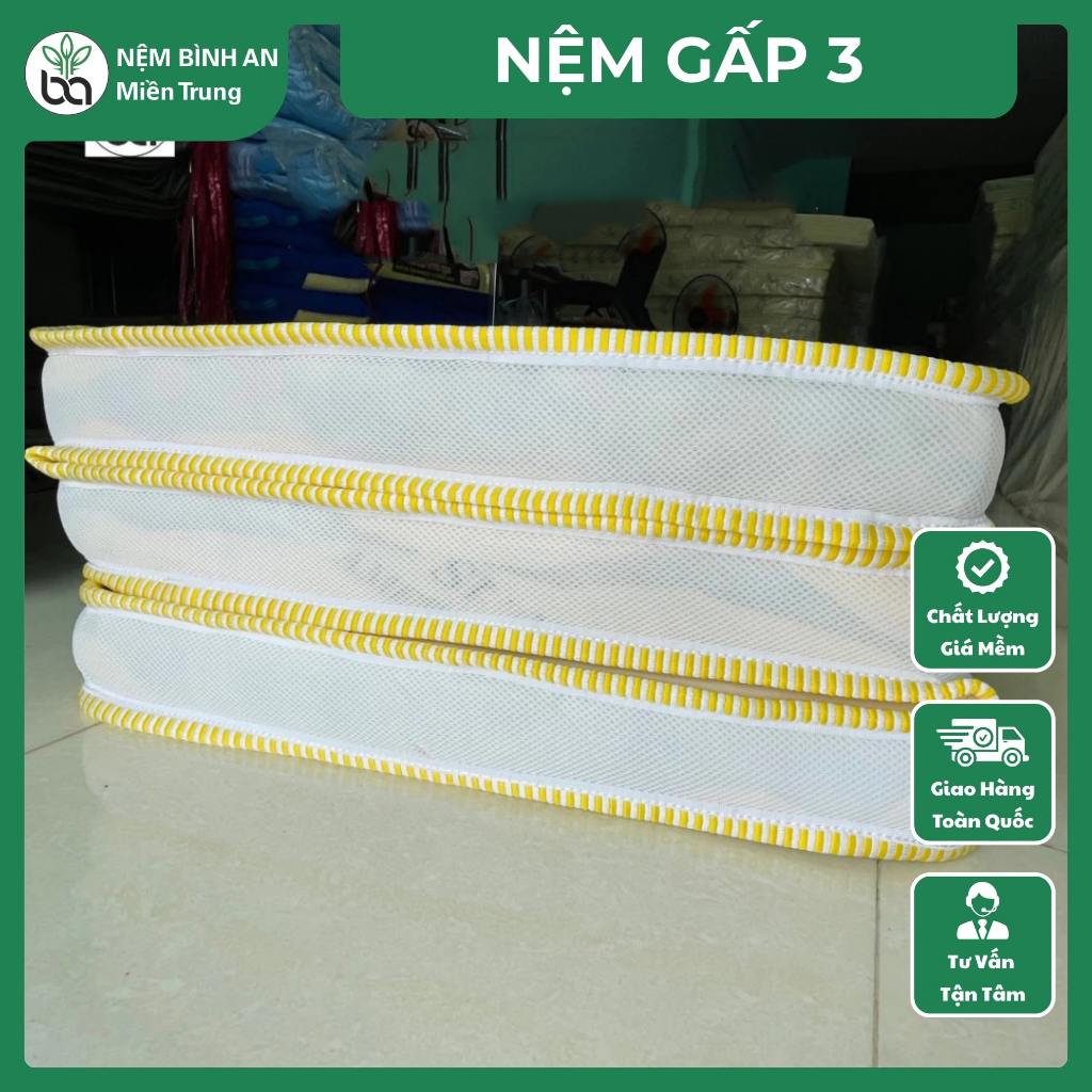 Nệm cao su non gấp 3 chính hãng American
