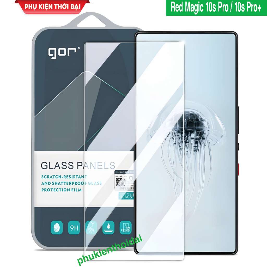 Cường lực Gor Red Magic 10s Pro / 10s Pro Plus / 11 Pro / 11 Pro+ trơn mượt trong suốt chất kính đẹp